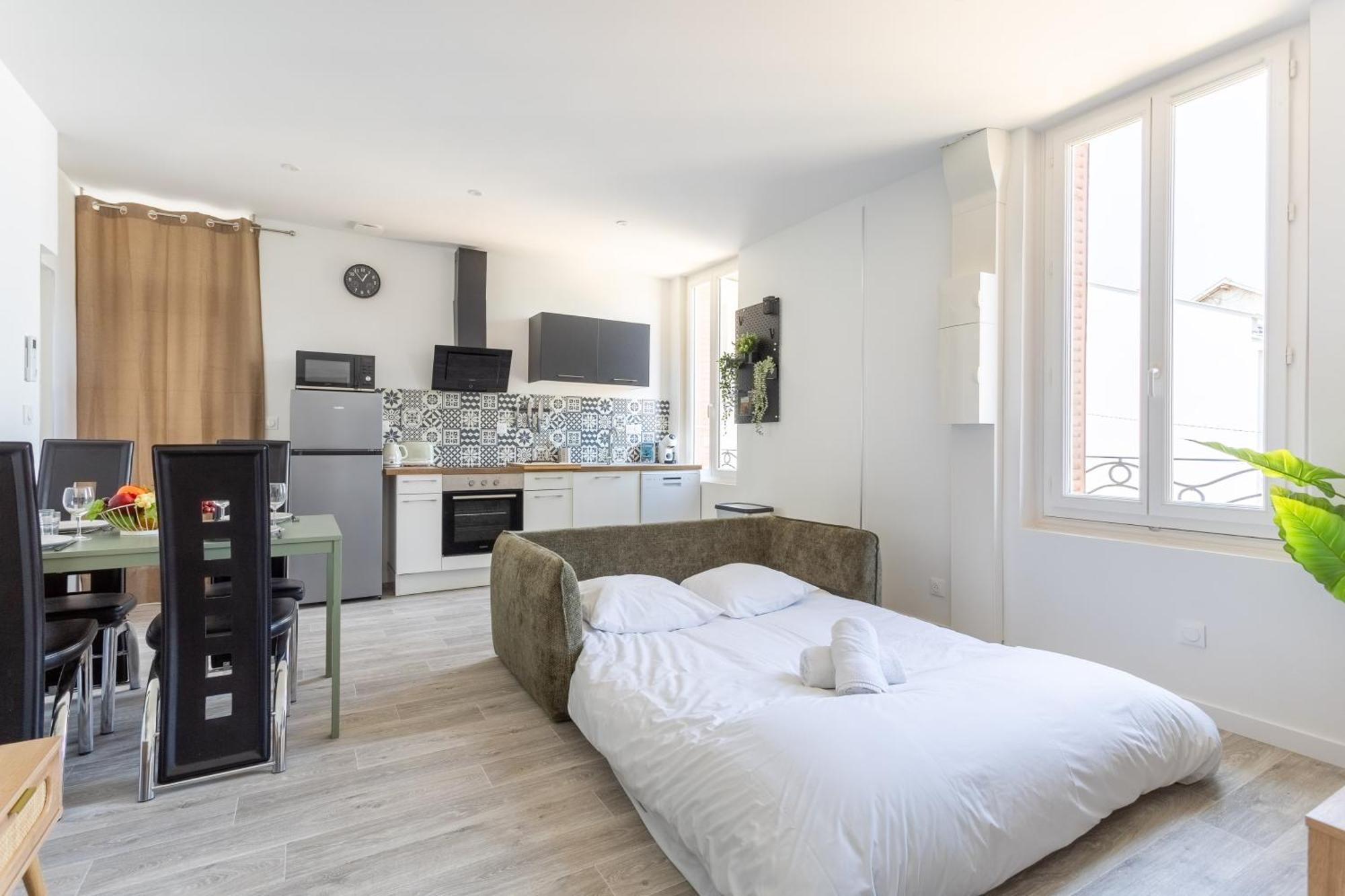 Curie 1er - Cosy&calme à 5 Min De La Gare Clermont-Ferrand